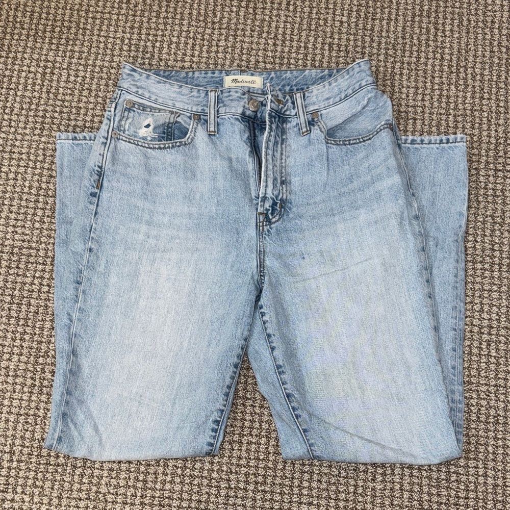 Madewell Light Blue Straight Leg Jeans